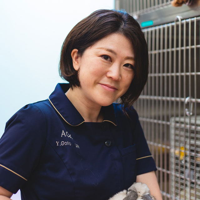 受付事務：後藤由紀／埼玉短期大学／認定動物看護師