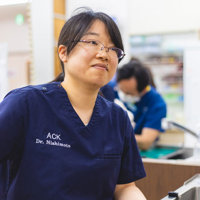 獣医師:西本有佳/麻布大学/iveatエコー認定医/麻布大学附属病院専科研修医(循環器科)
